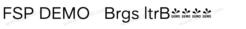 FSP DEMO   Brgs ltrB字体转换